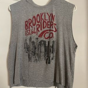 Free people cut off cropped tank